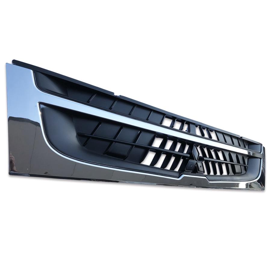 三菱 ふそう ベストワン ファイター Ｈ17年10月以降 ABS製 ワイド インナーブラック メッキ フロント グリル ラジエーター グリル |  | 01