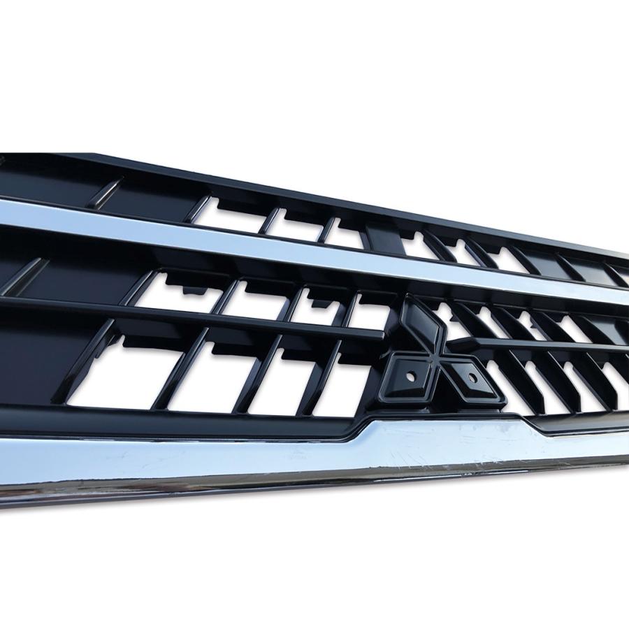 三菱 ふそう ベストワン ファイター Ｈ17年10月以降 ABS製 ワイド インナーブラック メッキ フロント グリル ラジエーター グリル |  | 02