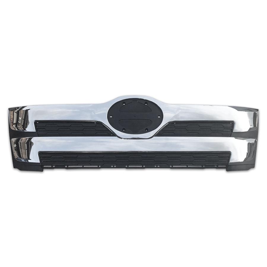 e*k様 日野純正 17レンジャーFパネルグリル メッキブラックレインボー