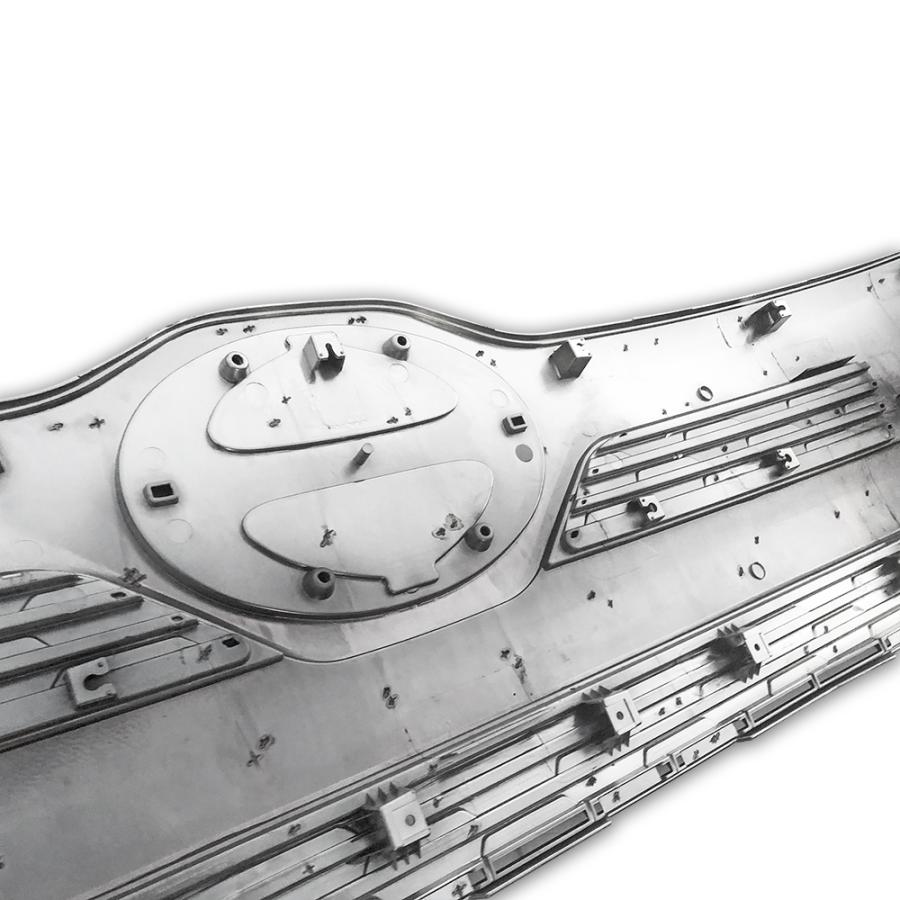 日野 17 レンジャー フロント インナーブラック メッキ グリル