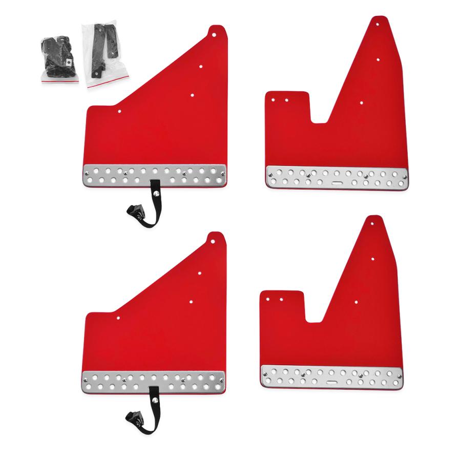 マッドガード EVA樹脂製 ベルト付き デリカ D5 泥除け 専用設計