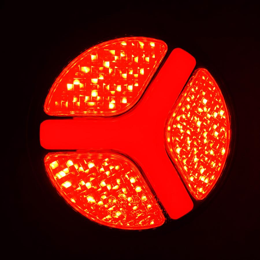 テールランプ ブレーキ スモール 12V 24V 140mm LED ランプ ファイバー 