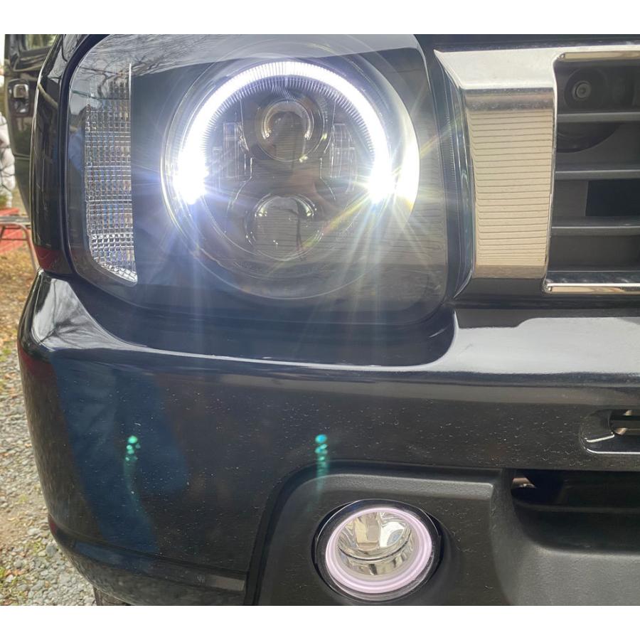 ヘッドライト JB23 ジムニー LEDウィンカー LEDリング付き ヘッドライト JB23 ジムニー LEDウィンカー LEDリング付き