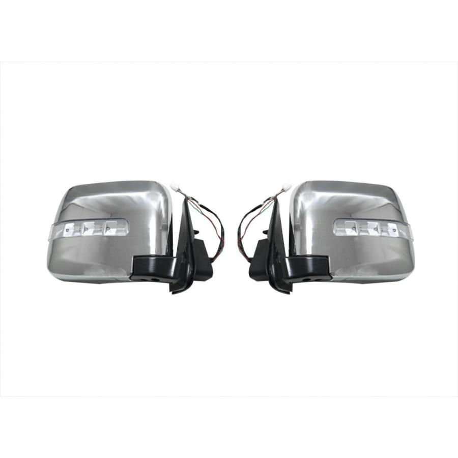 E25 キャラバン 後期 ドア ミラー LED ウィンカー 電動 格納 タイプ