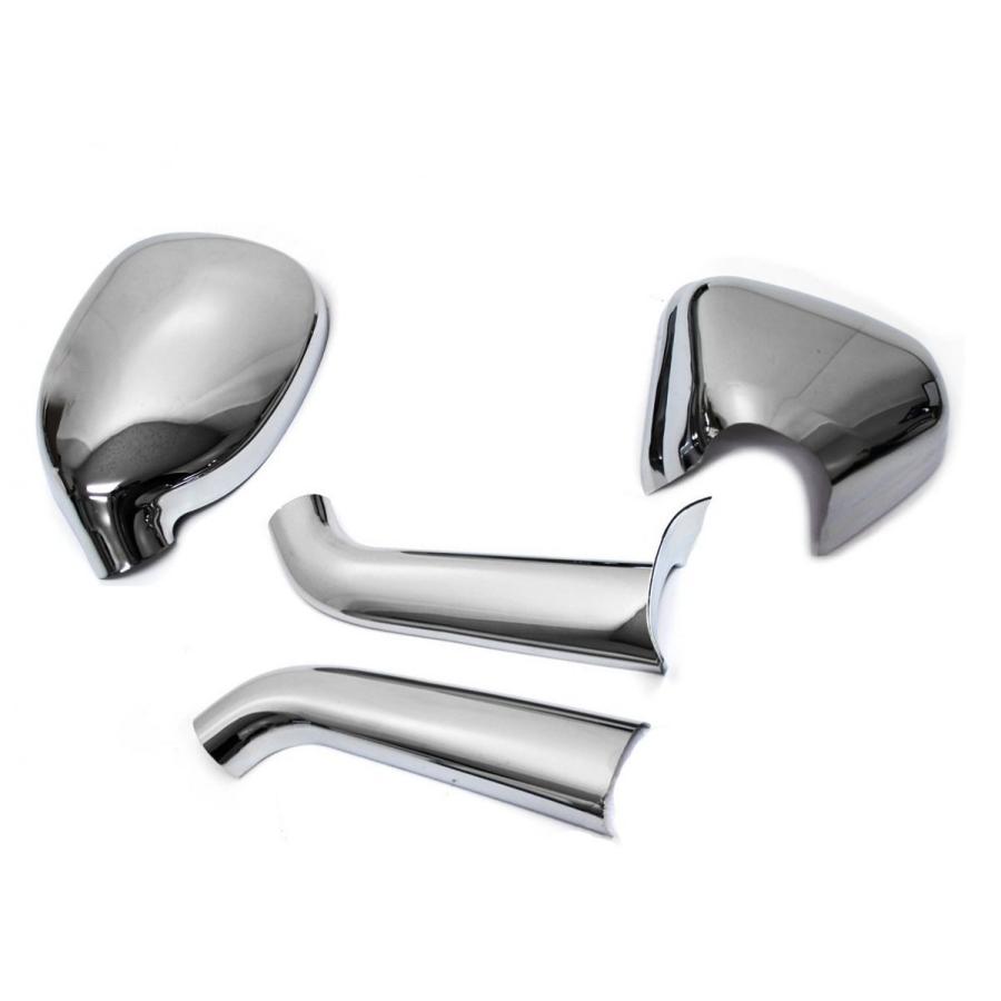 ハイエース 200系 フェンダー ミラーカバー ガッツミラー 1-5型 メッキ