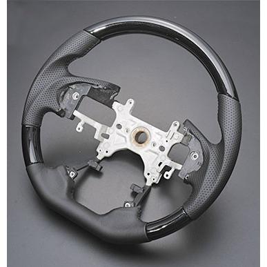 【SOLD OUT】黒木目　ステアリング　ガングリップ　ハンドル　オデッセイ ホンダ オデッセイ RC1 RC2 RC3 RC4 ステアリング ガングリップ 黒木目