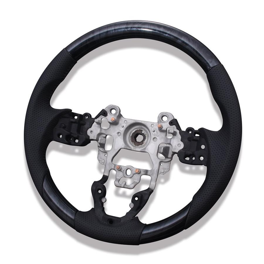 ステアリング アクセラ デミオ CX-3 DK系 CX-5 KE系 マツダ スタンダード 黒木目 |  | 01