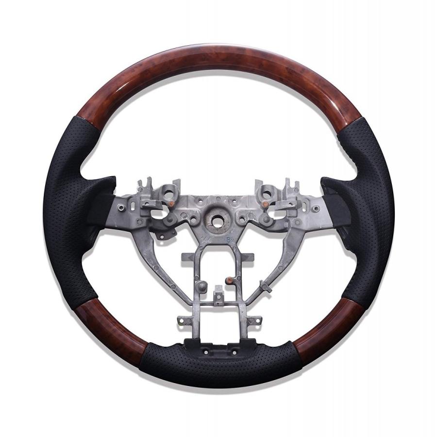 ステアリング E26 NV350 キャラバン 後期 ガングリップ 茶木目 | 