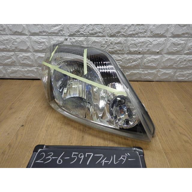 カローラフィールダー NZE124G 右ヘッドランプ ライト レンズ 040 