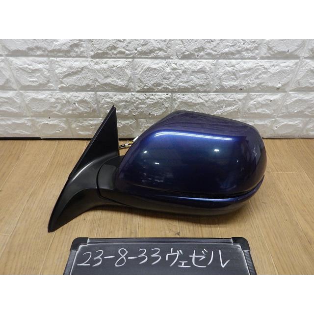 ヴェゼル RU4 左ドアミラー サイドミラー B594P M53 76258-T7A-J11 
