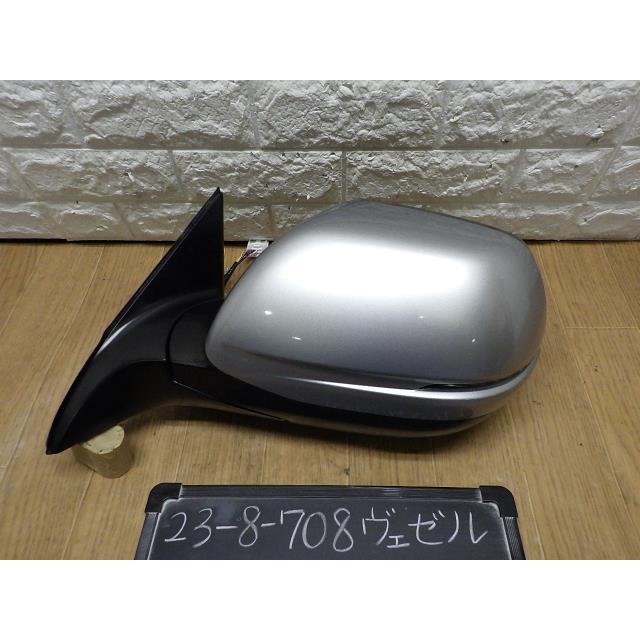 ヴェゼル RU4 左ドアミラー サイドミラー NH830M M53 76258-T7A-J11 