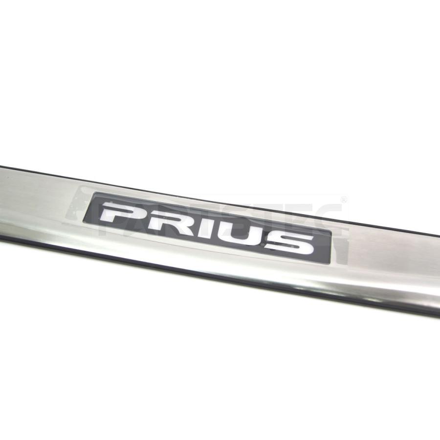 プリウス 30系 LED スカッフプレート ブルー 青 4枚 PRIUS プリウス 30系 LED スカッフプレート ブルー 青 4枚 PRIUS