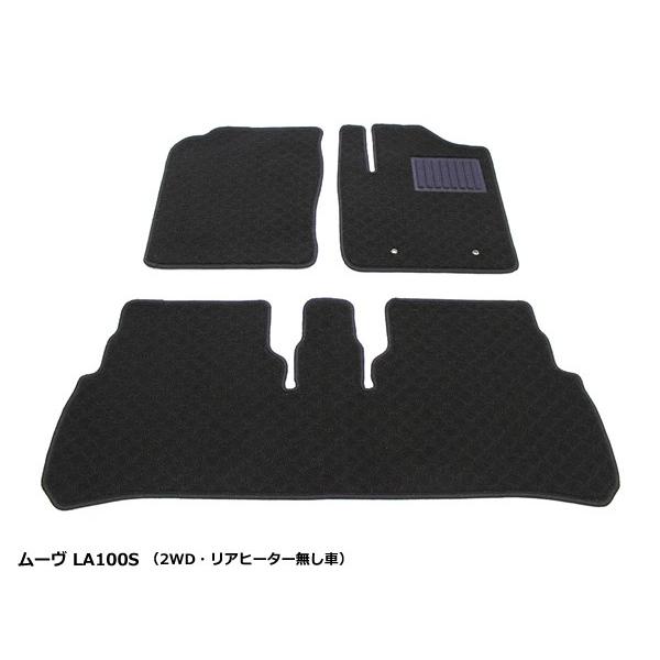 ムーヴ 即納 日本製 カスタム含 LA100S 2WD リアヒーターなし フロア