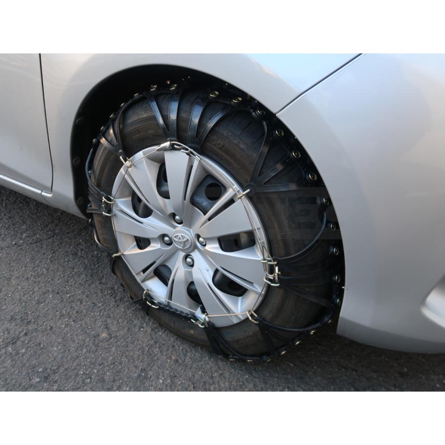 タイヤチェーン スノーチェーン 165/70R14 165/60R15 175/55R15 非金属
