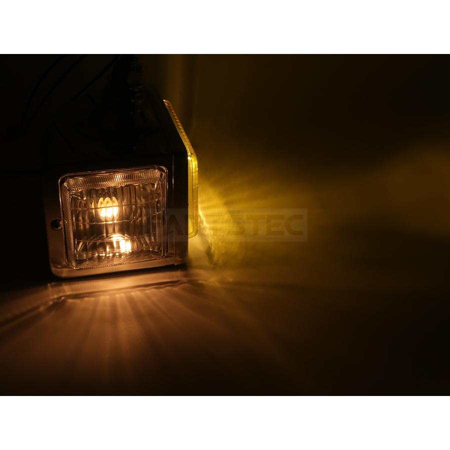 12V 汎用 レトロ コーナー フォグランプ コーナーランプ 左右 2個