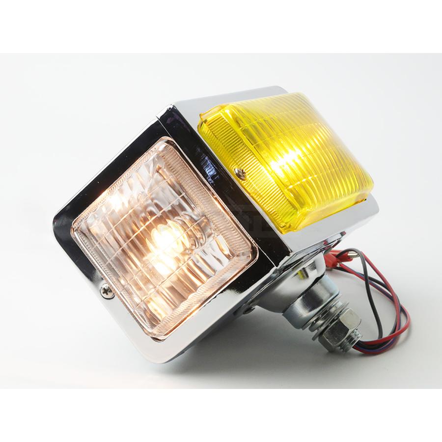 12V 汎用 レトロ コーナー フォグランプ コーナーランプ 左右 2個