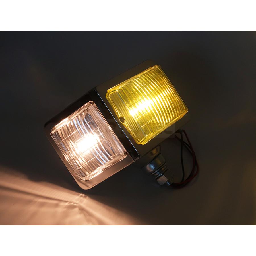12V 汎用 レトロ コーナー フォグランプ コーナーランプ 左右 2個