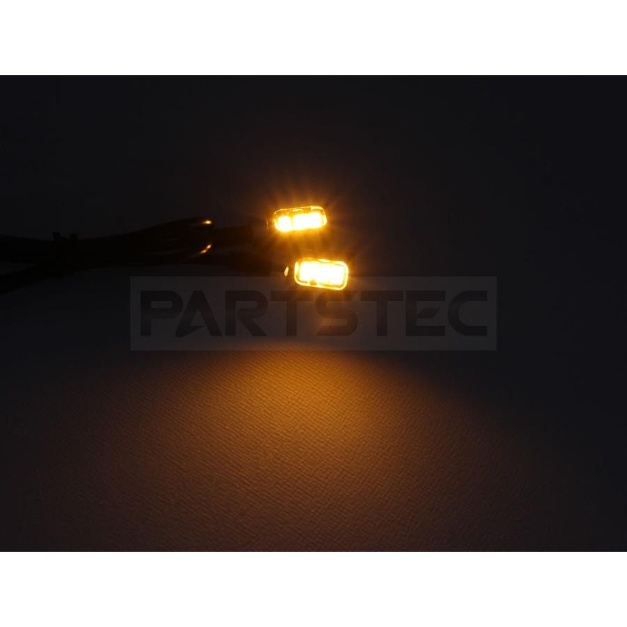 バイク LED ウインカー 汎用 ミニウィンカー 極小 2個 カフェレーサー