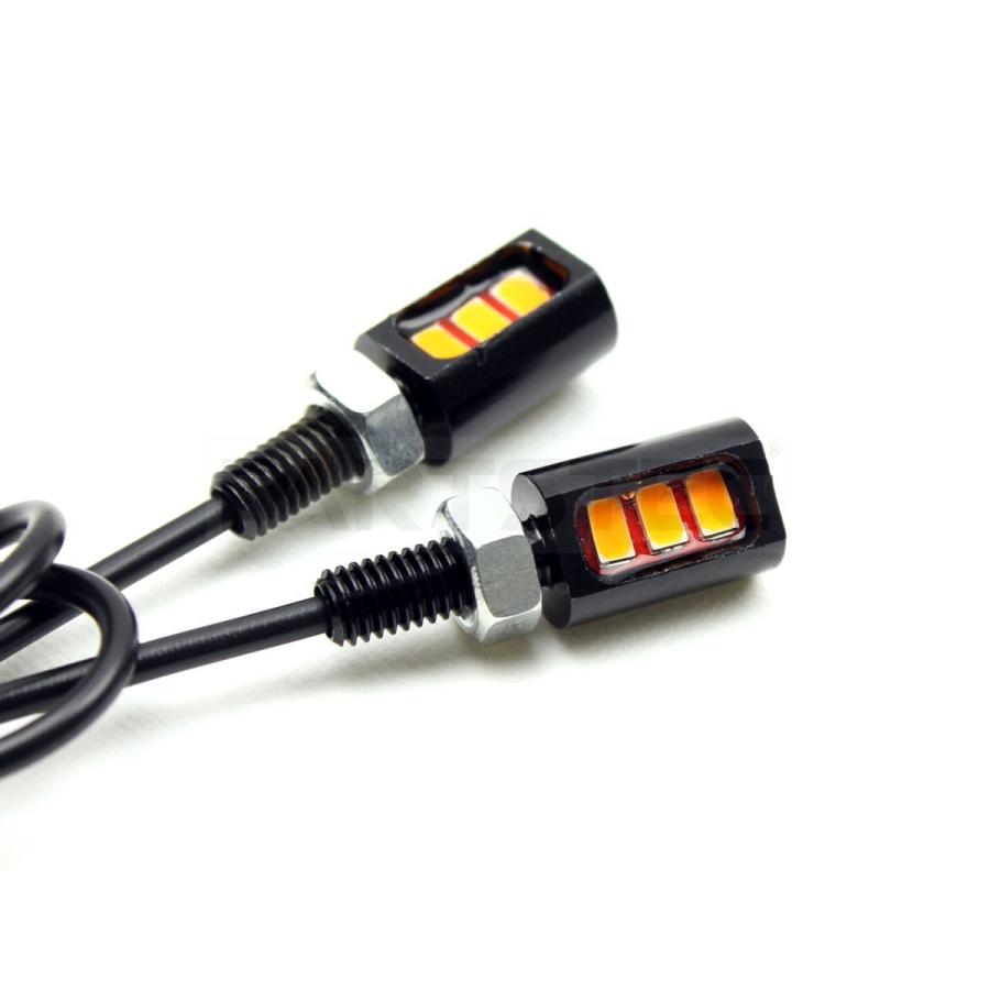 バイク LED ウインカー 汎用 ミニウィンカー 極小 4個 ICリレー付