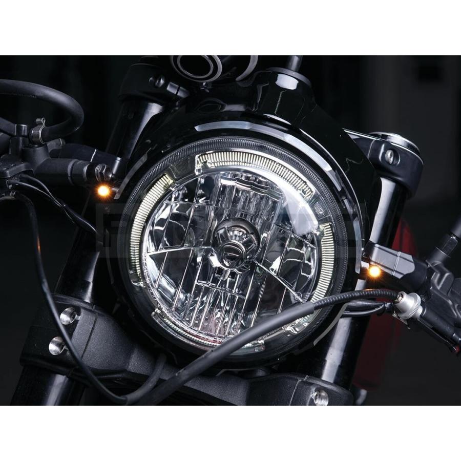 バイク LED ウインカー 汎用 ミニウィンカー 極小 2個 カフェレーサー