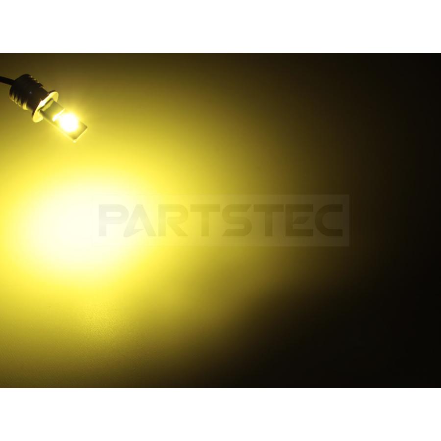 H3 LEDフォグランプ イエロー 2個 黄 LEDバルブ 12V 24V 普通車