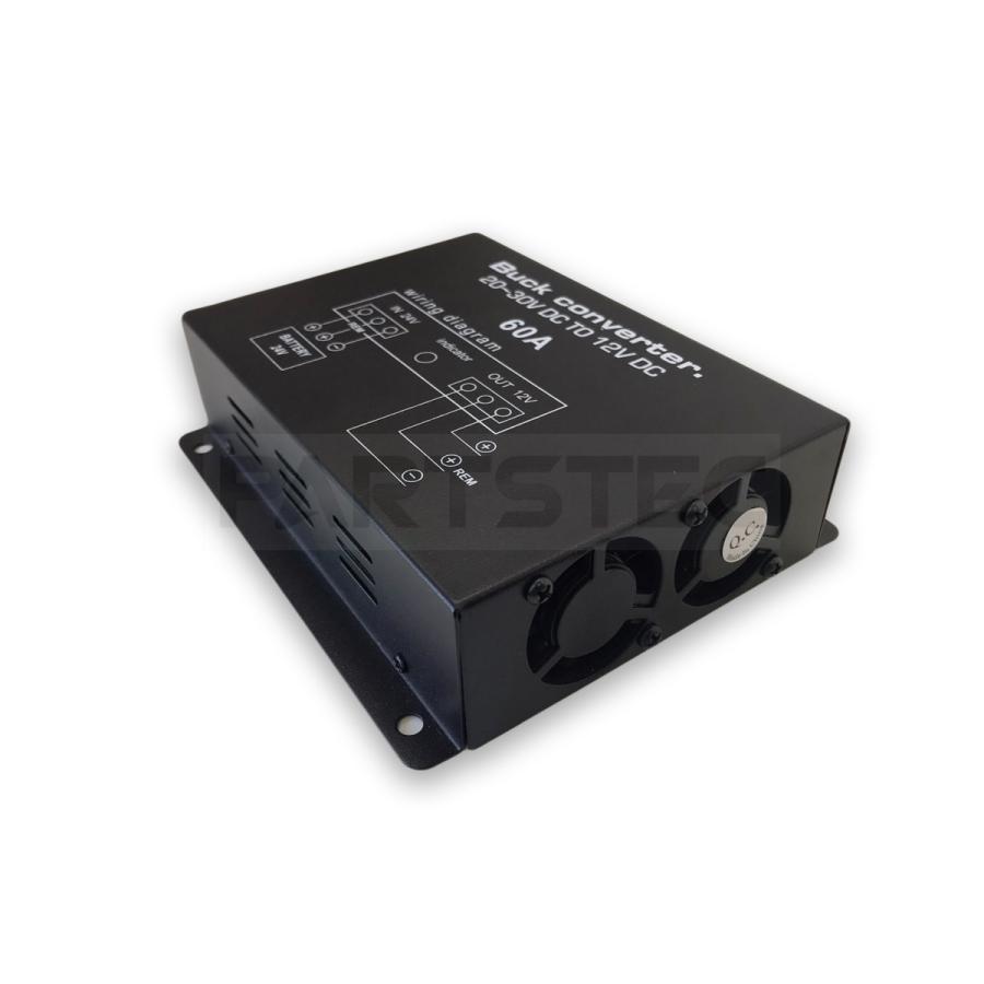 DCDC コンバーター 24V→12V 60A デコデコ 電圧 変換器 変圧器