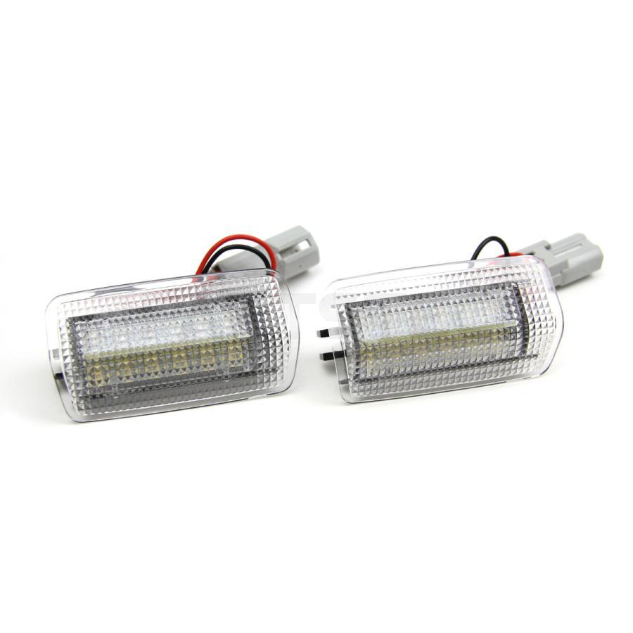 トヨタ（TOYOTA） LED カーテシランプ クリアレンズ 白 北米仕様 左右