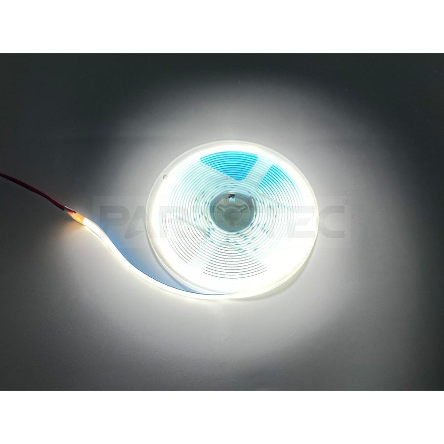 24V 極薄 美点灯 COB 面発光 LED テープライト ホワイト 白 5M 幅8mm