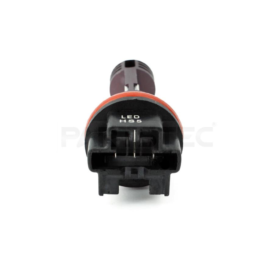 レッツ HS5 バイク LED ヘッドライト バルブ Hi/Low 切替 1個 ホワイト