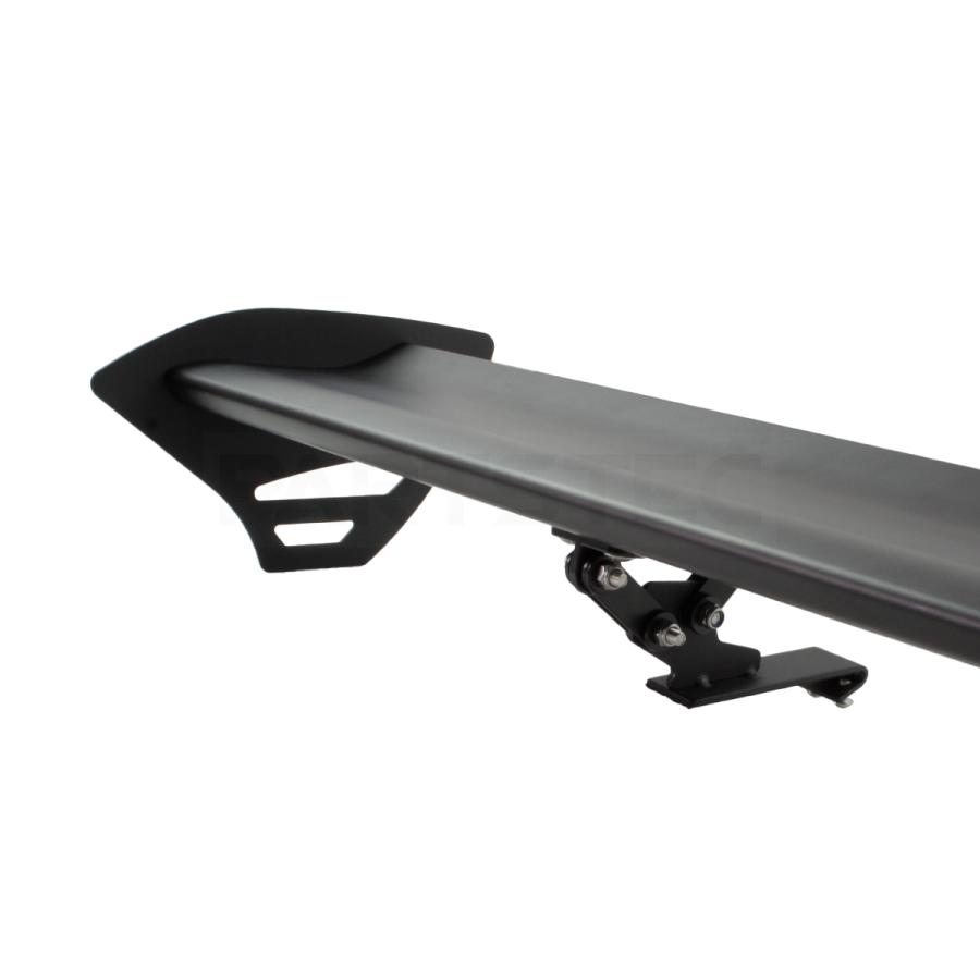 ハッチバック 汎用 GT ウイング ブラック アルミ製 簡単取付