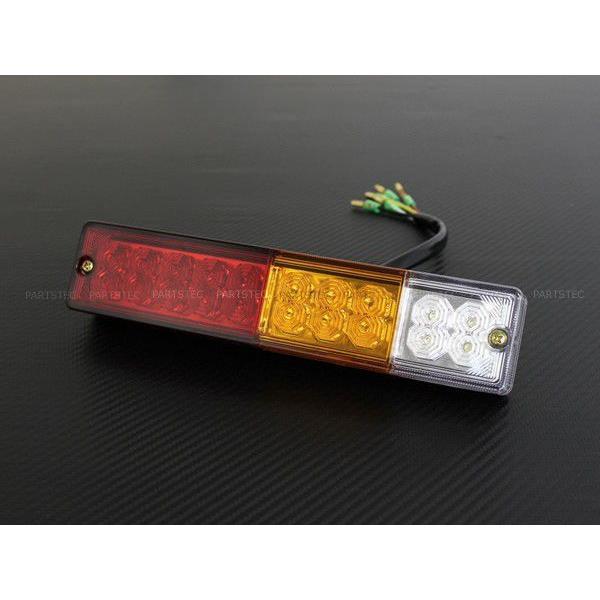 汎用 LED テールランプ 左右 2個セット 40LED 12V 24V 兼用 バック
