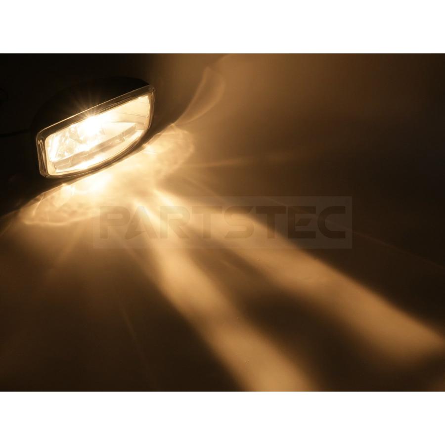 24V 汎用 トラック オーバル フォグランプ 2個セット 70W H7 + LED