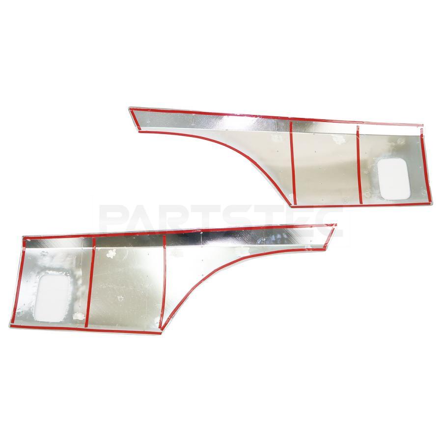 スーパーグレード07/17メッキドアガーニッシュ左右セット 三菱ふそう 07 17 スーパーグレート メッキ ドア ガーニッシュ 左右