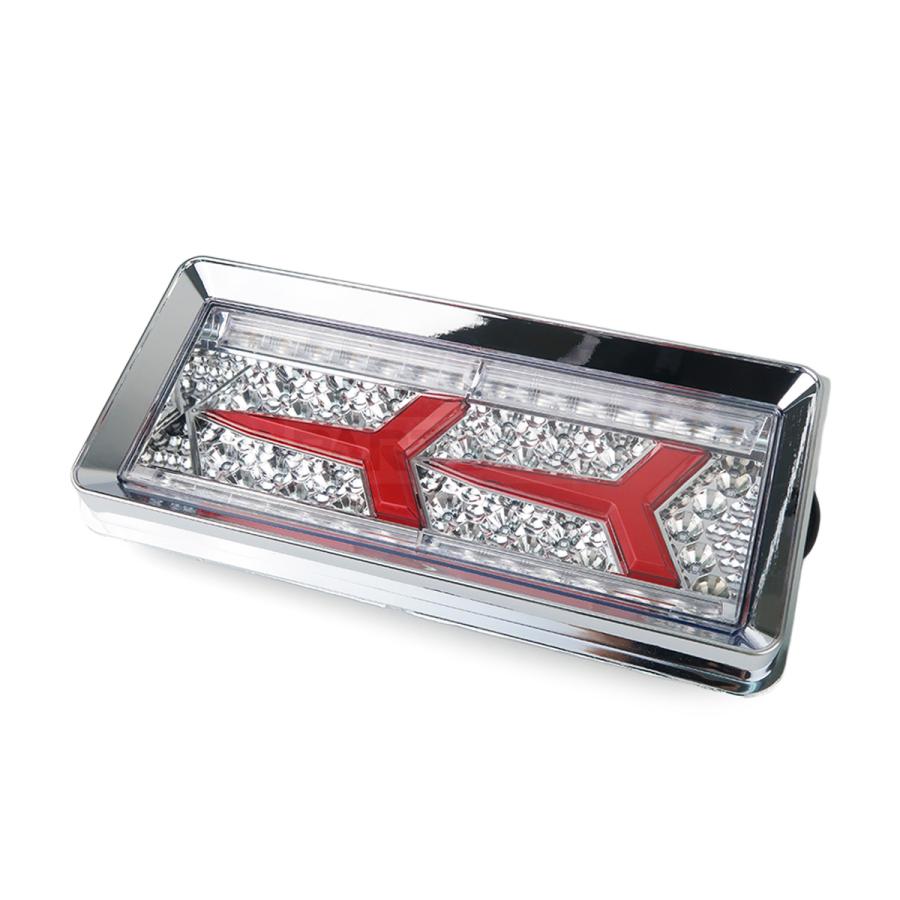 K2442【トラック24V用】ランボルギーニ風 テールレンズ PARTSTEC