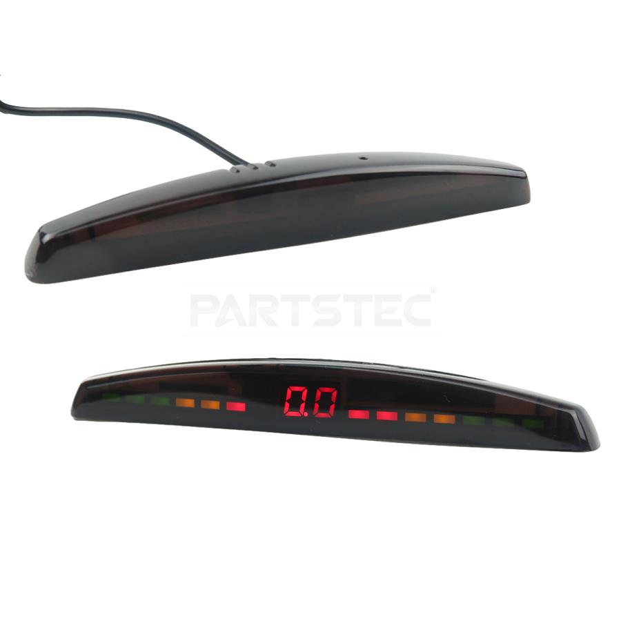 12V 車 汎用 パーキングセンサー キット ブラック アラーム機能 +