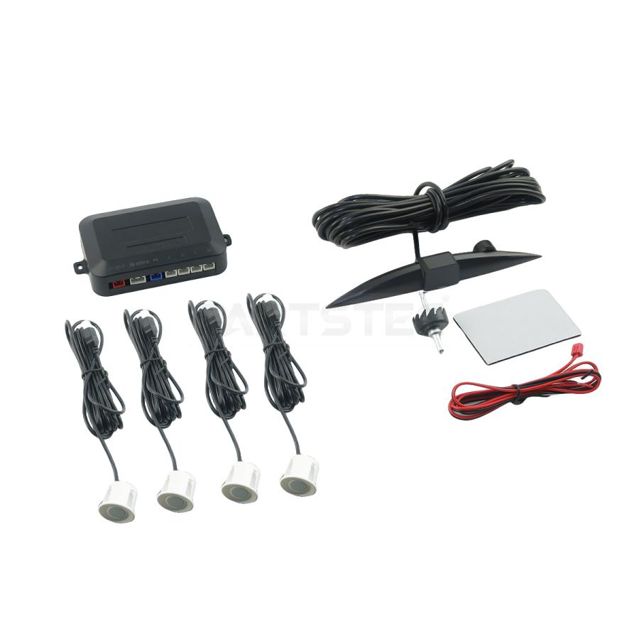 12V 車 汎用 パーキングセンサー キット ブラック アラーム機能 +