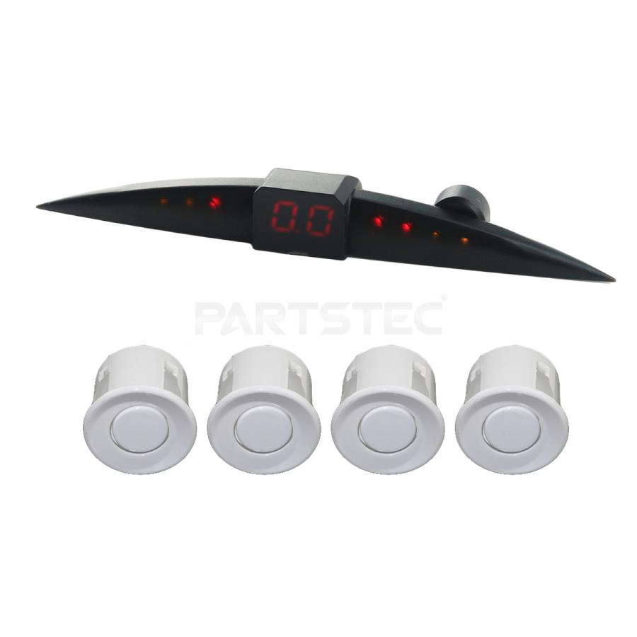 12V 車 汎用 パーキングセンサー キット ブラック アラーム機能