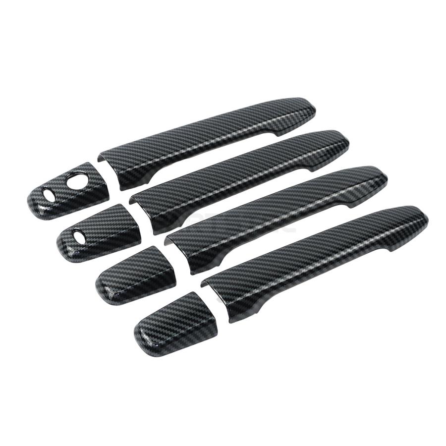 三菱（MITSUBISHI） デリカ D5 カーボン ルック ドア ハンドル カバー