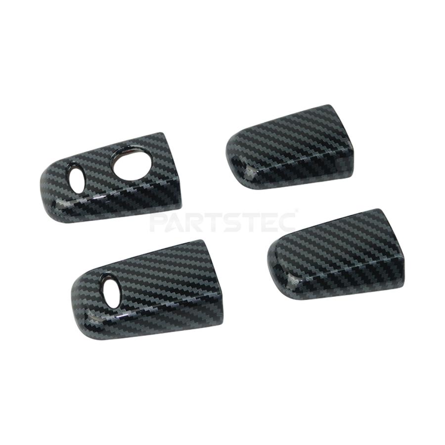 三菱（MITSUBISHI） デリカ D5 カーボン ルック ドア ハンドル カバー