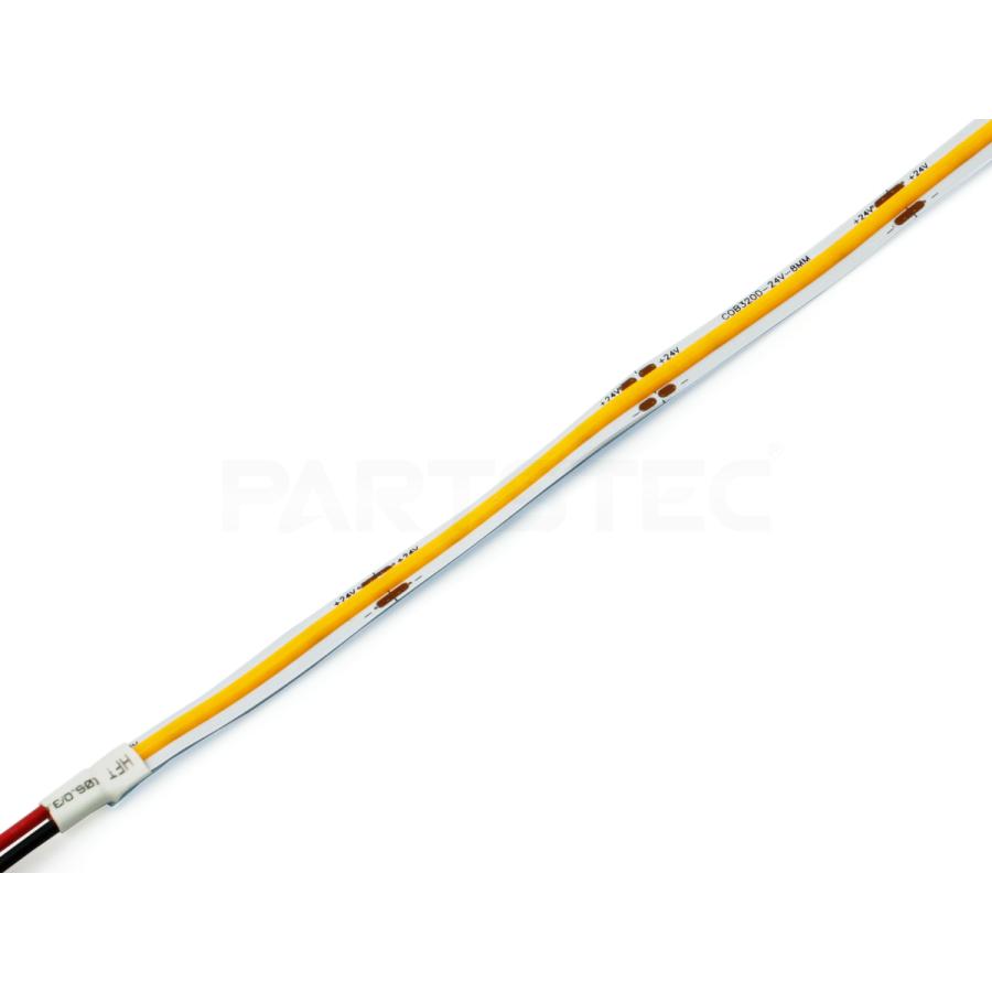24V LED テープライト オレンジ アンバー 5m 面発光 極薄 2mm