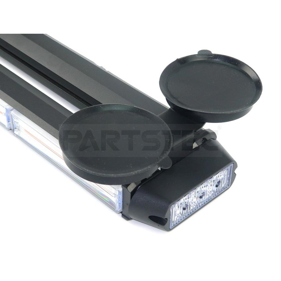 12V 24V 兼用 バータイプ 赤色 LED 回転灯 警告灯 シガー