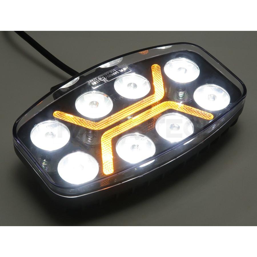 ユーロ　フォグランプ　デコトラ 12V 24V LED フォグランプ 2個セット デイライト バンパーライト