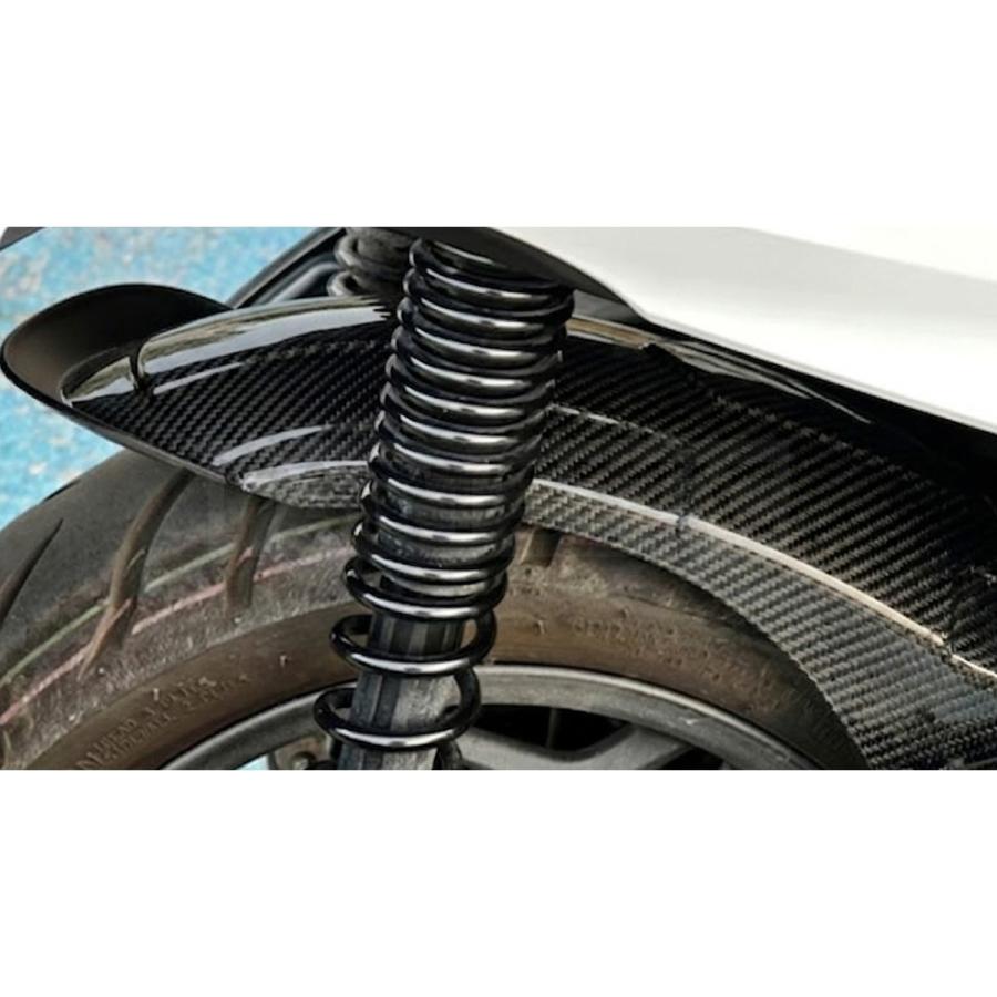 ホンダ PCX125 PCX160 HYBRID リア ロング フェンダー カーボン柄 リヤ