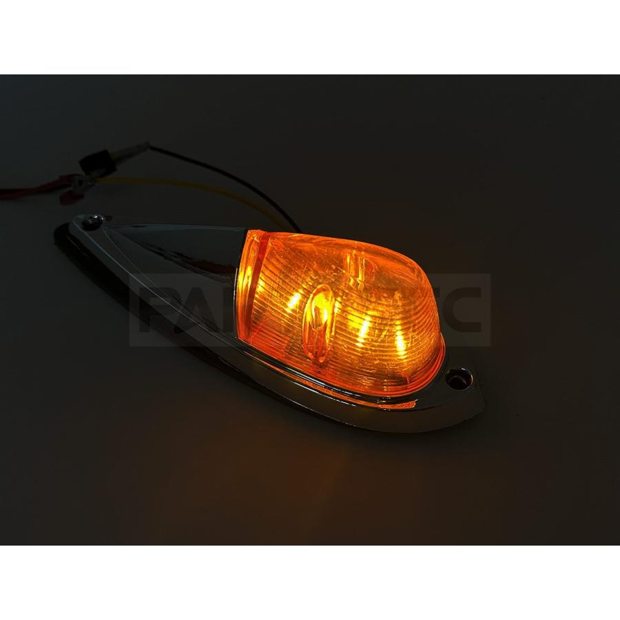 LED ナマズマーカー 20cm 2個セット アンバー オレンジ 橙 12V 24V