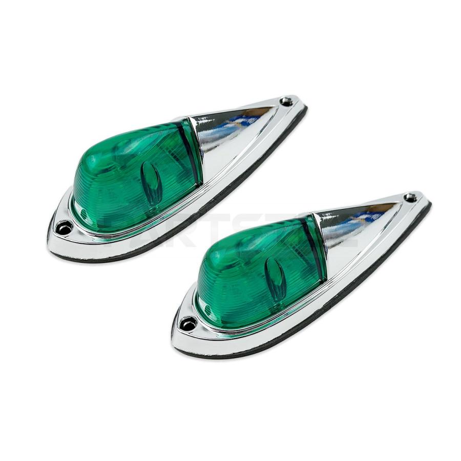 LED ナマズマーカー 20cm 2個セット グリーン 緑 12V 24V ナマズ