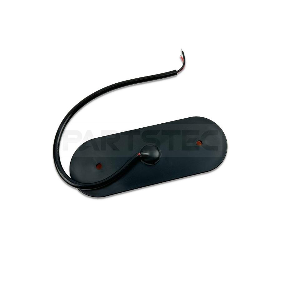 LED サイドマーカー アンバー 10個セット 20連 24V ランプ マルチ