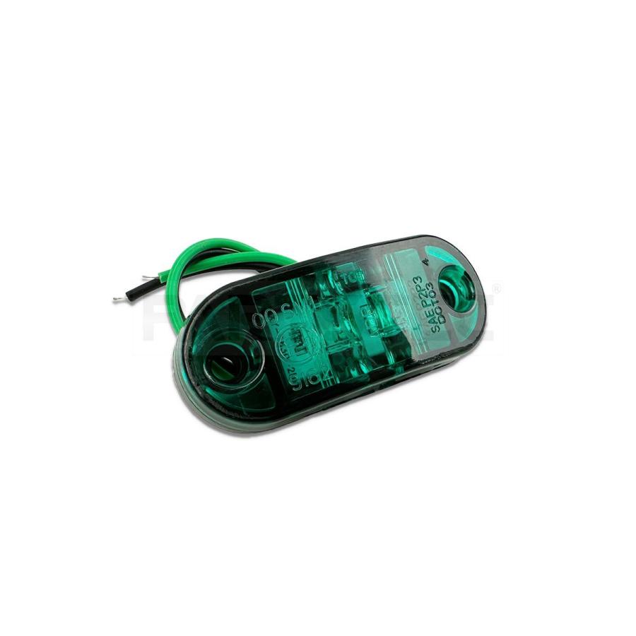 LED マーカー グリーン 緑 10個セット 小型 12V 24V フロント サイド