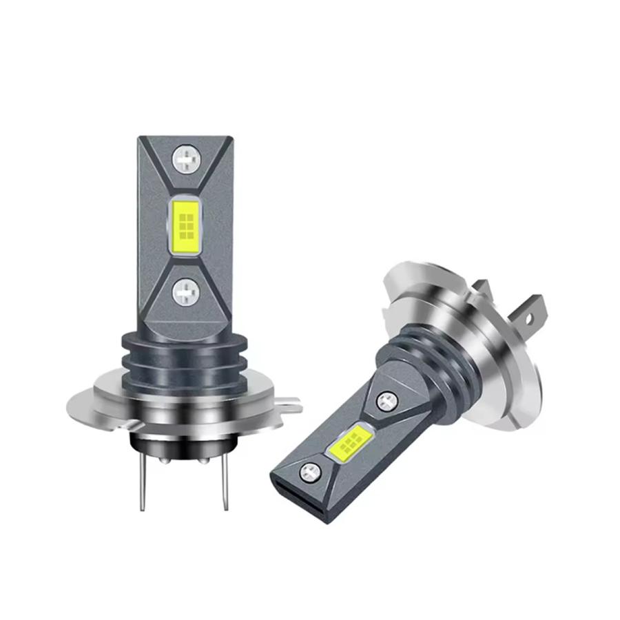 12V 24V 兼用 H7 LED バルブ ヘッドライト CSP ショートバルブ 2個 360