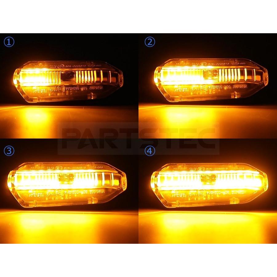 バイク 汎用 LED シーケンシャル ウインカー 4個 CB1300SF CB400SF