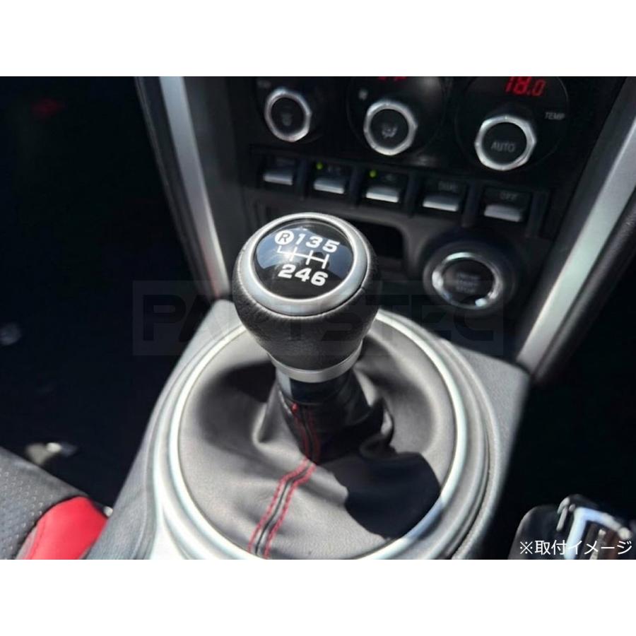 トヨタ 86 ZN6 スバル BRZ ZC6 6速 MT シフトノブ ブラック レザー GR
